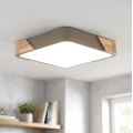BRILAGI - LED Stropní svítidlo PILANA SQUARE LED/24W/230V dub/béžová 32x32 cm