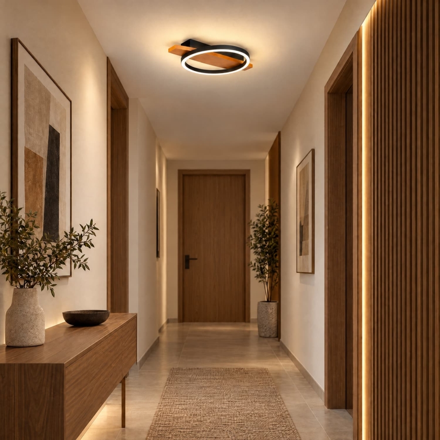 BRILAGI - LED Stropní svítidlo PLANK LED/16W/230V 4000K 30x40 cm dřevo