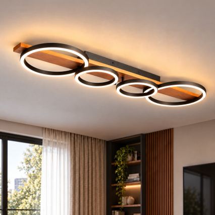 BRILAGI - LED Stropní svítidlo PLANK LED/35W/230V 4000K 30x100 cm dřevo