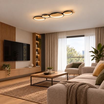 BRILAGI - LED Stropní svítidlo PLANK LED/38W/230V 4000K 40x120 cm dřevo
