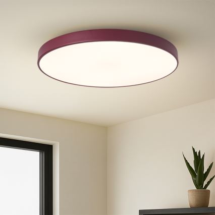 Brilagi - LED Stropní svítidlo POOL LED/100W/230V 3000/4000/6000K pr. 80 cm burgundy