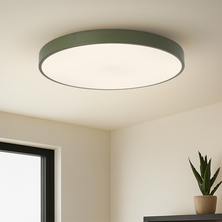 Brilagi - LED Stropní svítidlo POOL LED/100W/230V 3000/4000/6000K pr. 80 cm zelená