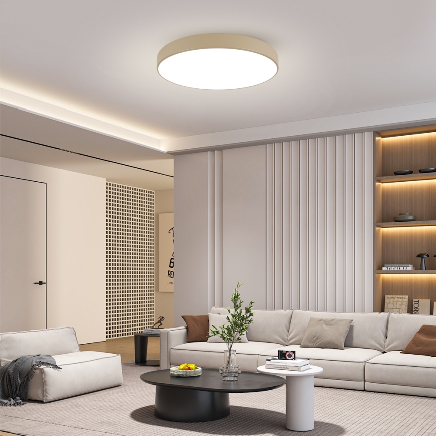 Brilagi - LED Stropní svítidlo POOL LED/100W/230V 3000/4000/6000K pr. 80 cm béžová