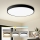 Brilagi - LED Stropní svítidlo POOL LED/100W/230V 3000/4000/6000K pr. 80 cm černá