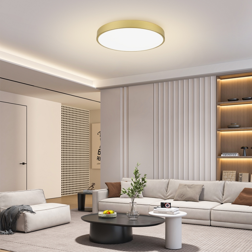 Brilagi - LED Stropní svítidlo POOL LED/100W/230V 3000/4000/6000K pr. 80 cm zlatá