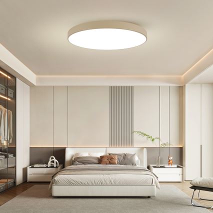 Brilagi - LED Stropní svítidlo POOL LED/128W/230V 3000/4000/6000K pr. 100 cm béžová