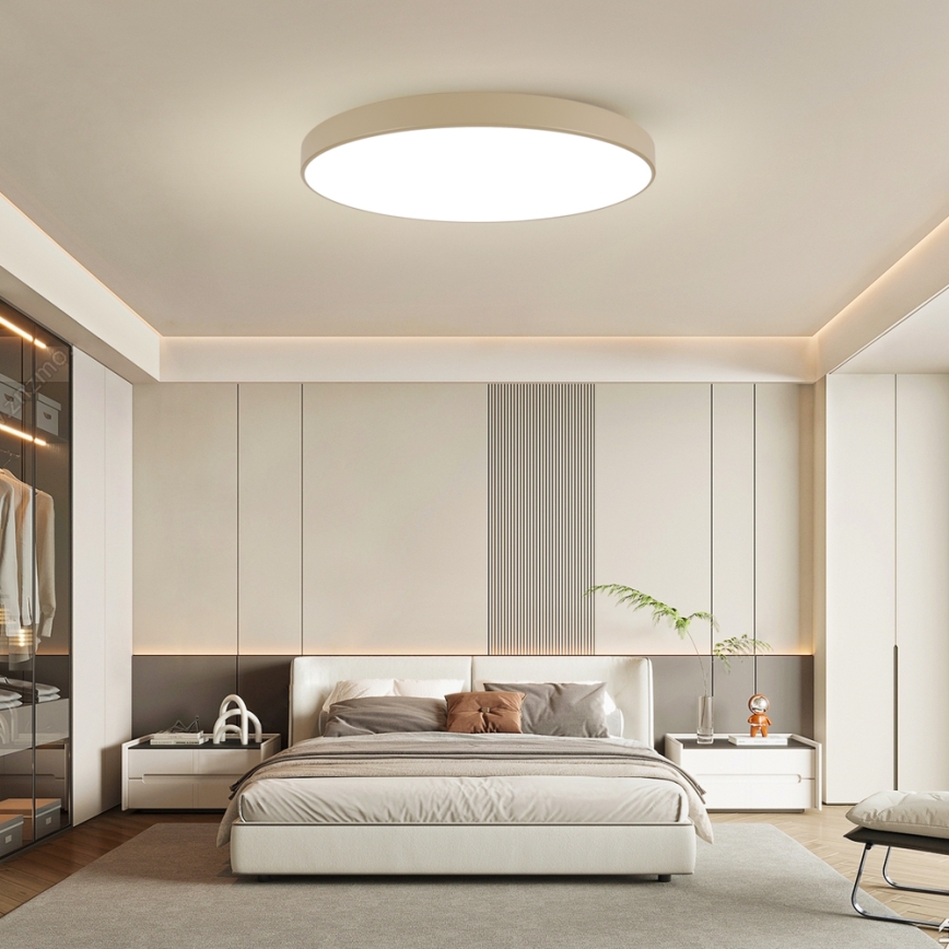 Brilagi - LED Stropní svítidlo POOL LED/128W/230V 3000/4500/6000K pr. 100 cm béžová