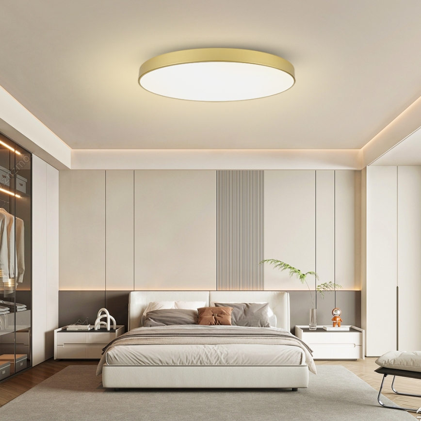 Brilagi - LED Stropní svítidlo POOL LED/128W/230V 3000/4500/6000K pr. 100 cm zlatá