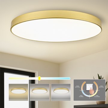 Brilagi - LED Stropní svítidlo POOL LED/180W/230V 3000/4000/6000K pr. 120 cm zlatá