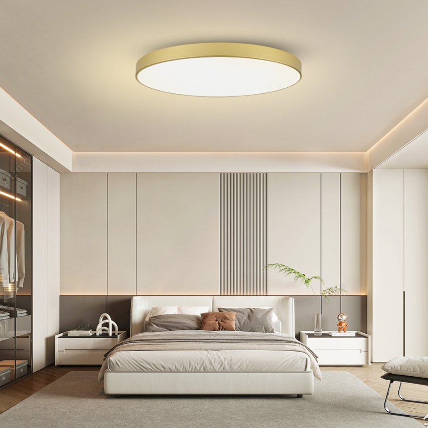 Brilagi - LED Stropní svítidlo POOL LED/180W/230V 3000/4000/6000K pr. 120 cm zlatá