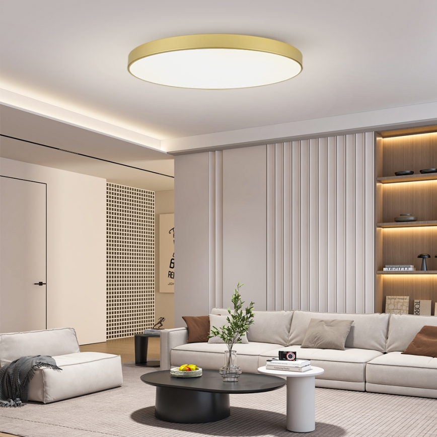 Brilagi - LED Stropní svítidlo POOL LED/180W/230V 3000/4500/6000K pr. 120 cm zlatá