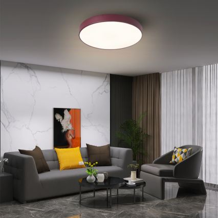 Brilagi - LED Stropní svítidlo POOL LED/36W/230V 3000/4000/6000K pr. 30 cm burgundy