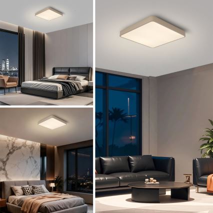 Brilagi - LED Stropní svítidlo POOL LED/36W/230V 3000/4000/6000K 40x40 cm béžová