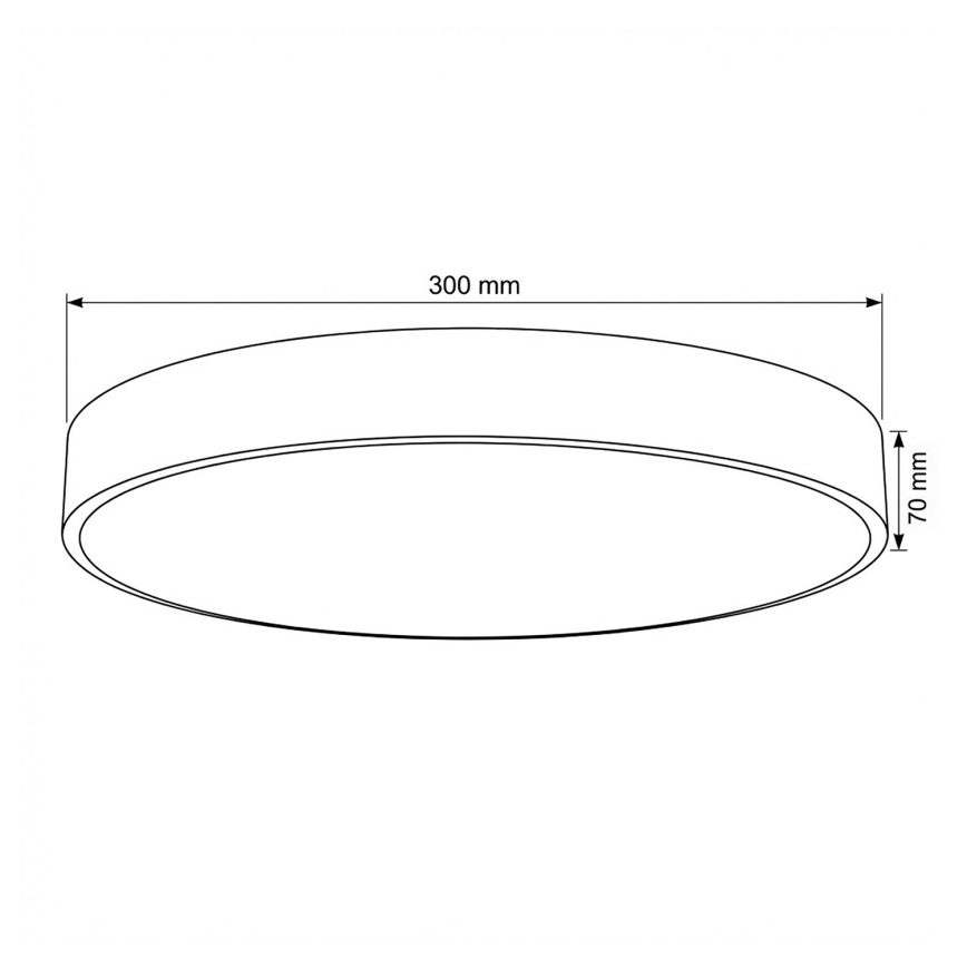 Brilagi - LED Stropní svítidlo POOL LED/36W/230V 3000/4000/6000K pr. 30 cm béžová