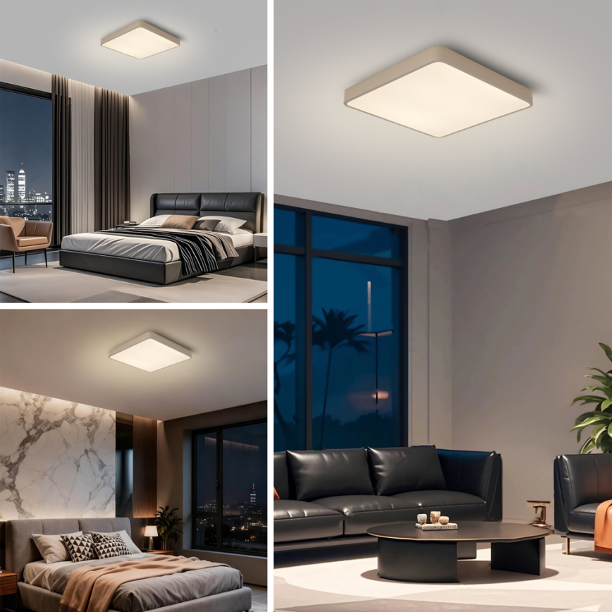 Brilagi - LED Stropní svítidlo POOL LED/36W/230V 3000/4500/6000K 40x40 cm béžová