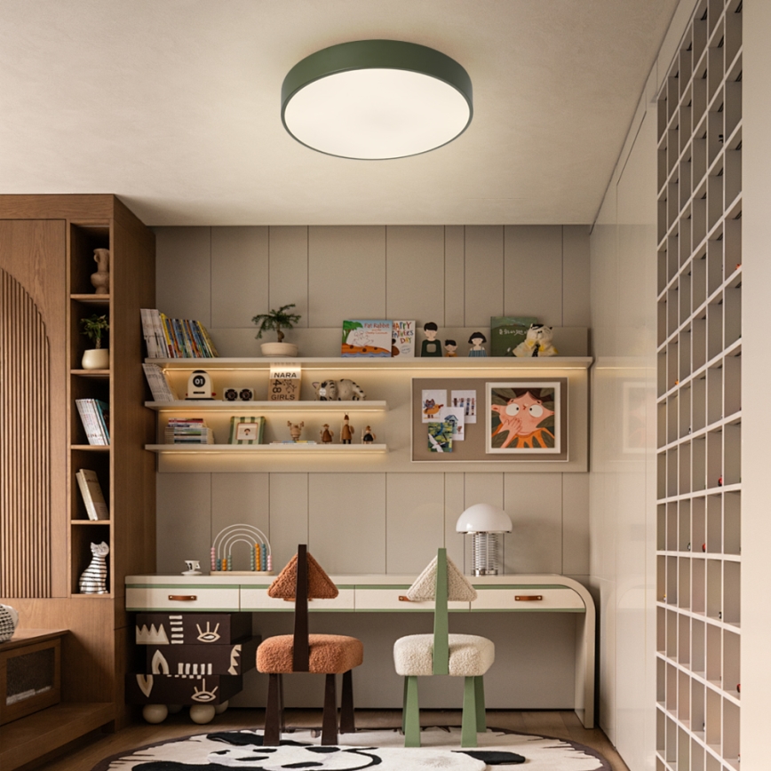 Brilagi - LED Stropní svítidlo POOL LED/48W/230V 3000/4000/6000K pr. 40 cm zelená