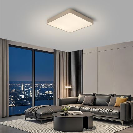 Brilagi - LED Stropní svítidlo POOL LED/48W/230V 3000/4000/6000K 50x50 cm béžová
