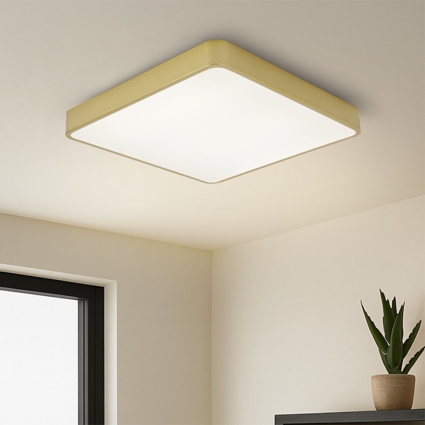 Brilagi - LED Stropní svítidlo POOL LED/48W/230V 3000/4000/6000K 50x50 cm zlatá