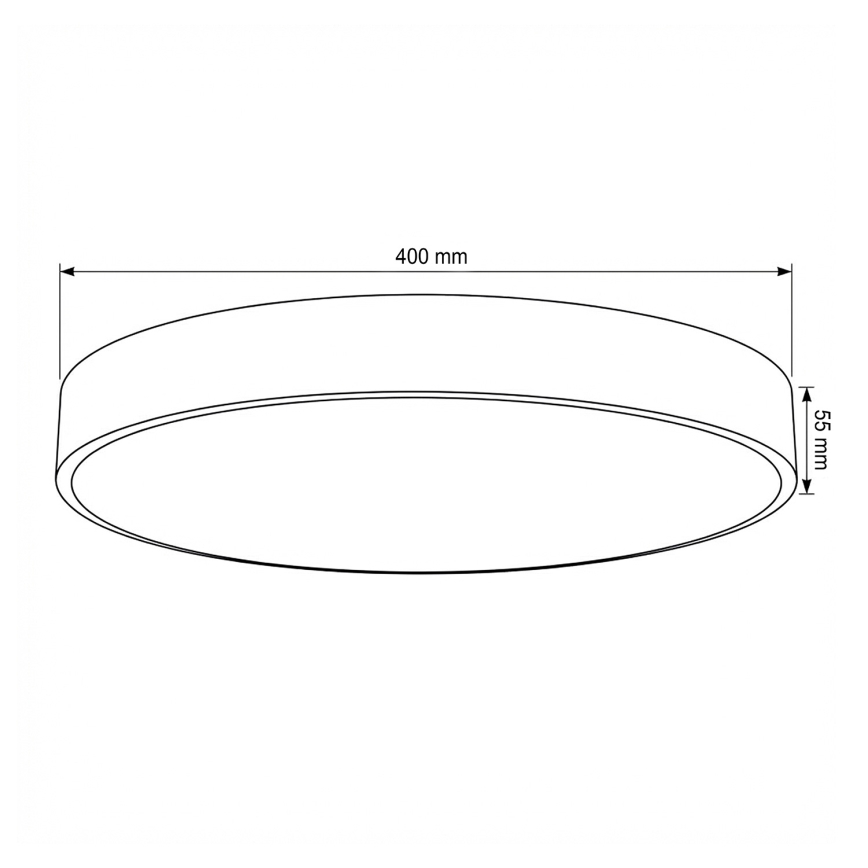 Brilagi - LED Stropní svítidlo POOL LED/48W/230V 3000/4000/6000K pr. 40 cm béžová