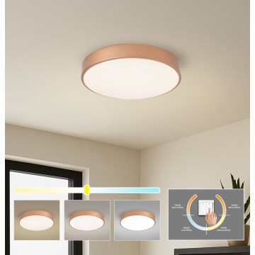 Brilagi - LED Stropní svítidlo POOL LED/48W/230V 3000/4000/6000K pr. 40 cm bronzová