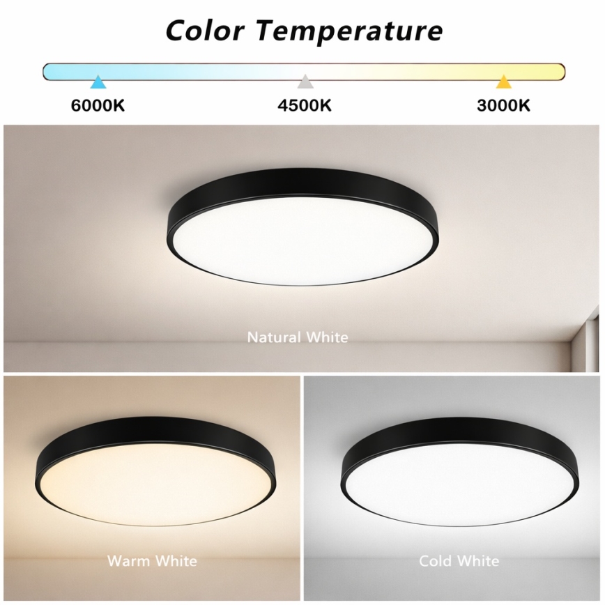 Brilagi - LED Stropní svítidlo POOL LED/60W/230V 3000/4000/6000K 50 cm
