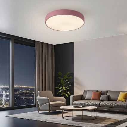 Brilagi - LED Stropní svítidlo POOL LED/60W/230V 3000/4000/6000K pr. 50 cm růžová