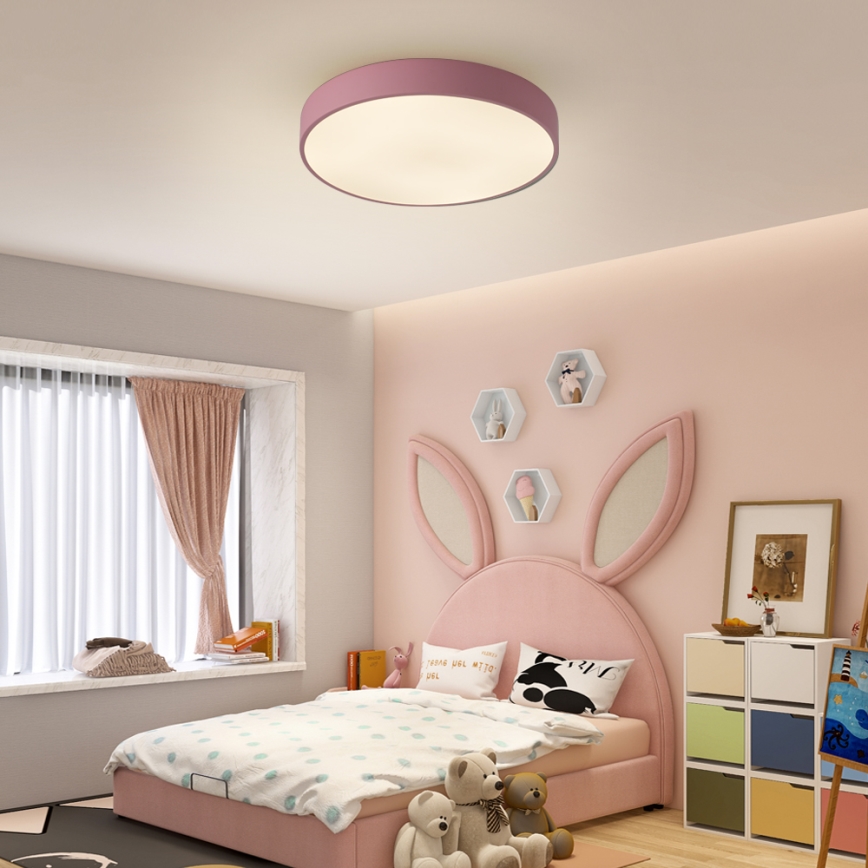 Brilagi - LED Stropní svítidlo POOL LED/60W/230V 3000/4000/6000K pr. 50 cm růžová