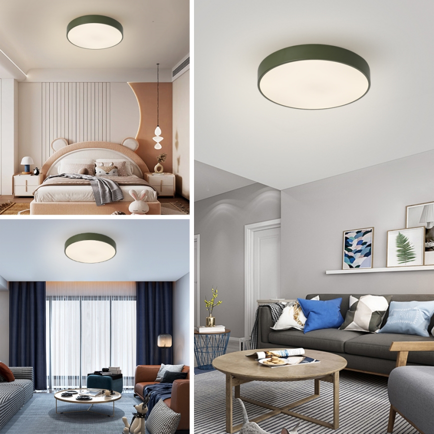 Brilagi - LED Stropní svítidlo POOL LED/60W/230V 3000/4000/6000K pr. 50 cm zelená