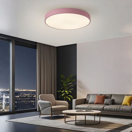 Brilagi - LED Stropní svítidlo POOL LED/60W/230V 3000/4000/6000K pr. 60 cm růžová