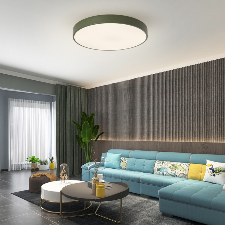 Brilagi - LED Stropní svítidlo POOL LED/60W/230V 3000/4000/6000K pr. 60 cm zelená