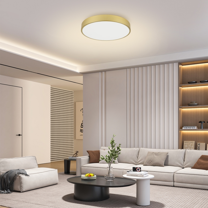 Brilagi - LED Stropní svítidlo POOL LED/60W/230V 3000/4500/6000K pr. 60 cm zlatá