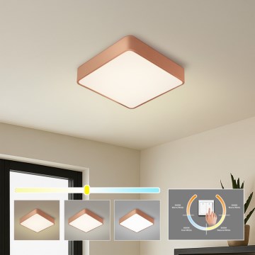 BRILAGI - LED Stropní svítidlo POOL SQUARE LED/36W/230V 3000/4000/6000K 40x40 cm měděná