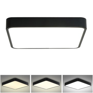 Brilagi - LED Stropní svítidlo POOL SQUARE LED/36W/230V 3000/4500/6000K 40x40 cm černá