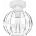 BRILAGI - LED Stropní svítidlo RETRO GLASS 1xE27/60W/230V pr. 18 cm bílá/čirá