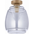 BRILAGI - LED Stropní svítidlo RETRO GLASS 1xE27/60W/230V pr. 26 cm béžová/kouřová šedá