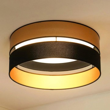 Brilagi - LED Stropní svítidlo ROYAL LED/24W/230V pr. 45 cm černá/zlatá