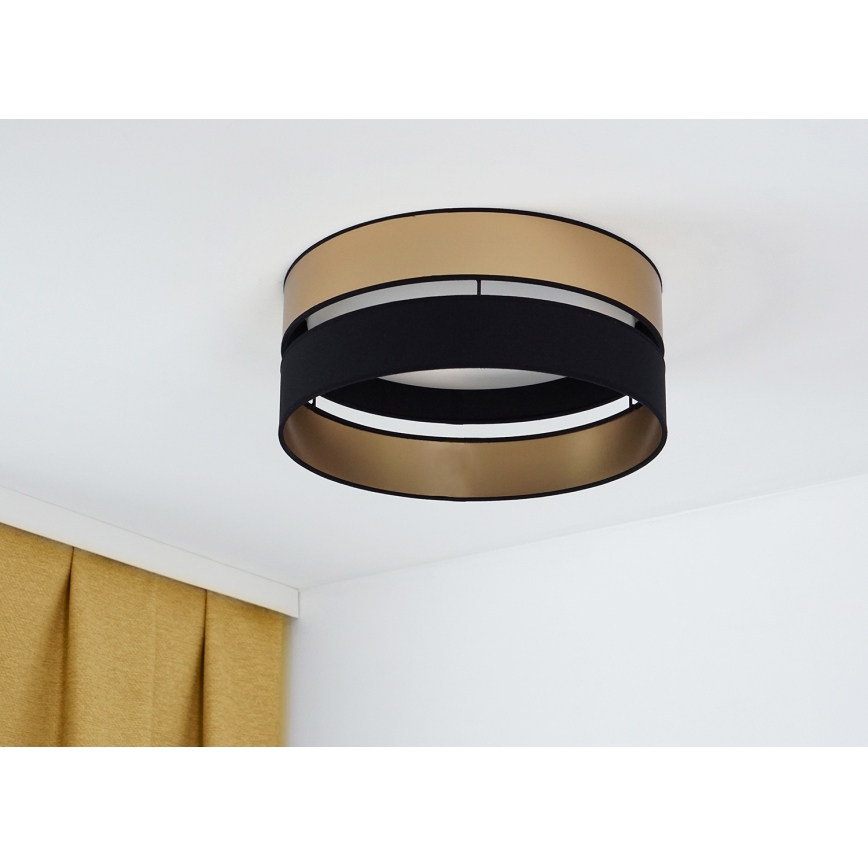 Brilagi - LED Stropní svítidlo ROYAL LED/24W/230V pr. 45 cm černá/zlatá