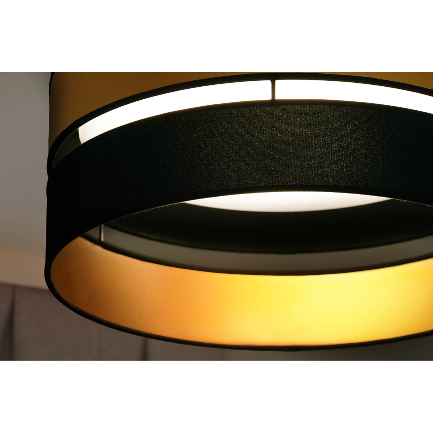 Brilagi - LED Stropní svítidlo ROYAL LED/24W/230V pr. 45 cm černá/zlatá