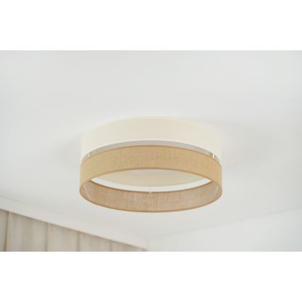 Brilagi - LED Stropní svítidlo ROYAL YUTE LED/24W/230V pr. 45 cm béžová/krémová