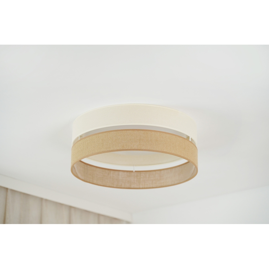 Brilagi - LED Stropní svítidlo ROYAL YUTE LED/24W/230V pr. 45 cm béžová/krémová