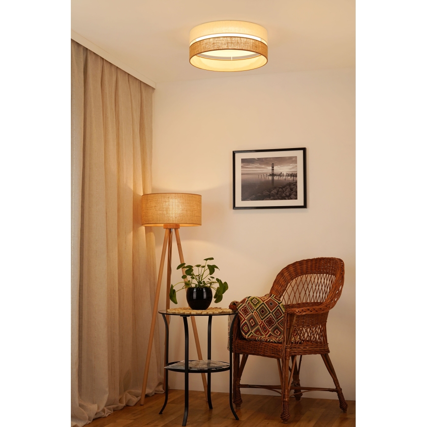 Brilagi - LED Stropní svítidlo ROYAL YUTE LED/24W/230V pr. 45 cm béžová/krémová