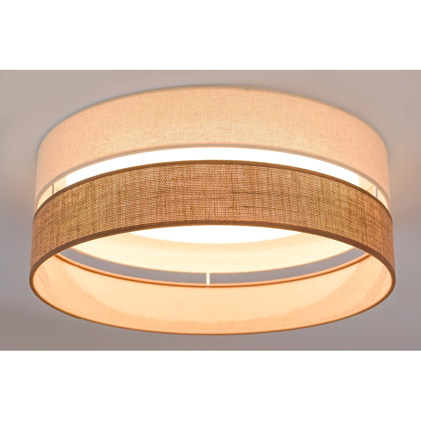 Brilagi - LED Stropní svítidlo ROYAL YUTE LED/24W/230V pr. 45 cm béžová/krémová
