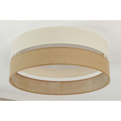 Brilagi - LED Stropní svítidlo ROYAL YUTE LED/24W/230V pr. 45 cm béžová/krémová