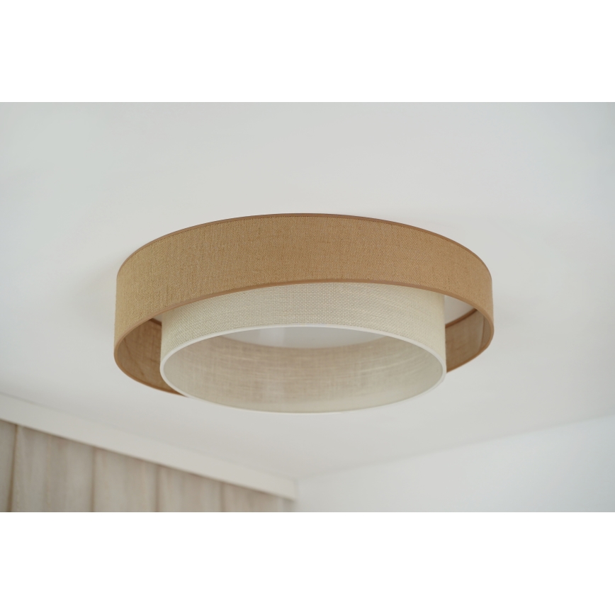 Brilagi - LED Stropní svítidlo SHINE LED/24W/230V pr. 60 cm béžová/krémová