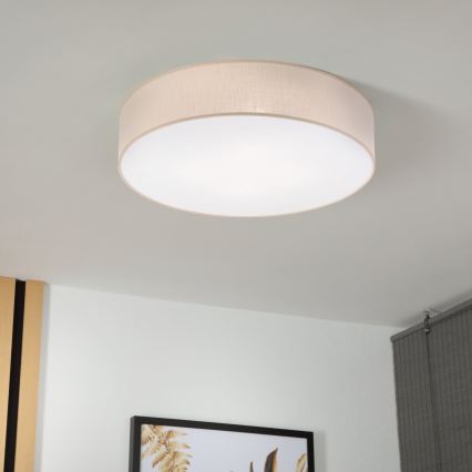 Brilagi - LED Stropní svítidlo SIRIJA 4xE27/15W/230V pr. 60 cm béžová