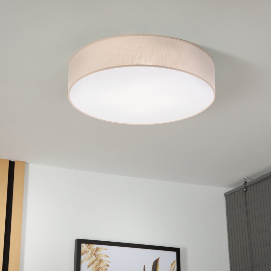 Brilagi - LED Stropní svítidlo SIRIJA 4xE27/15W/230V pr. 60 cm béžová