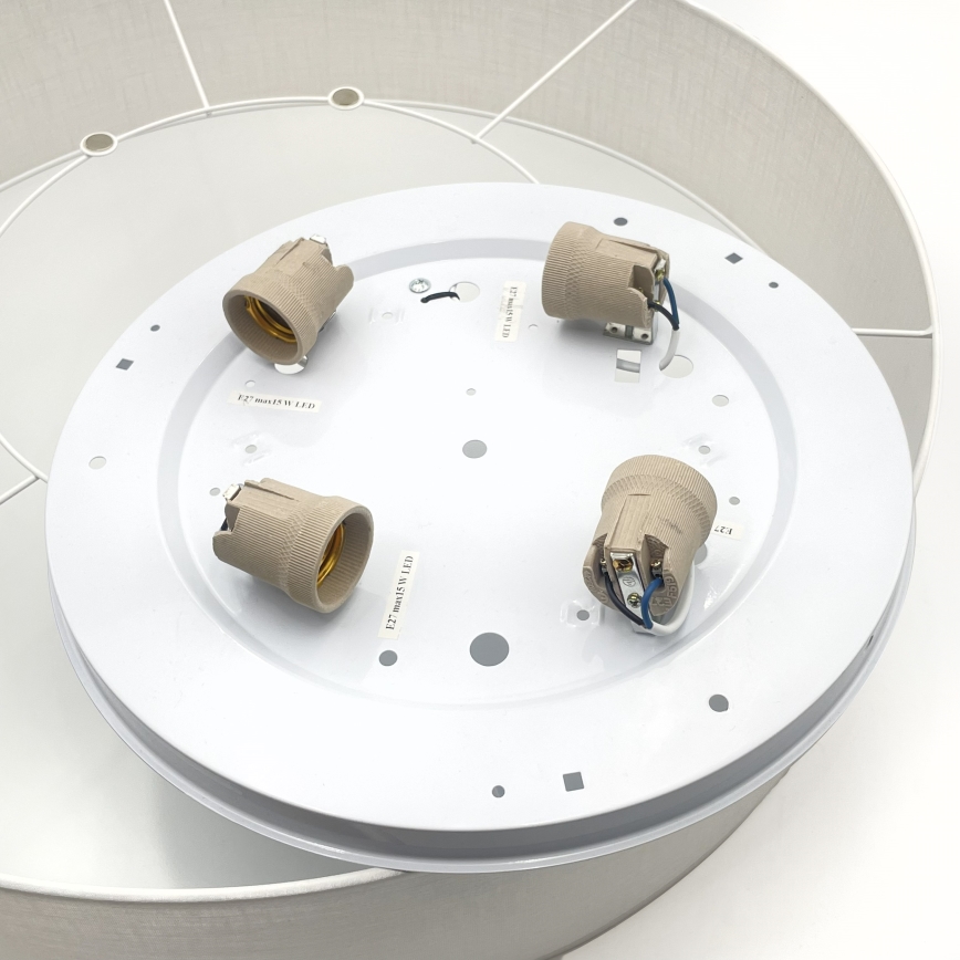 Brilagi - LED Stropní svítidlo SIRIJA 4xE27/15W/230V pr. 60 cm bílá