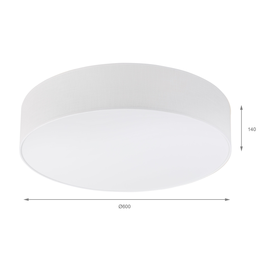 Brilagi - LED Stropní svítidlo SIRIJA 4xE27/15W/230V pr. 60 cm bílá