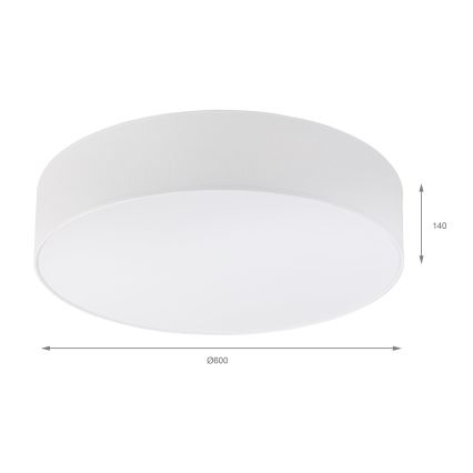 Brilagi - LED Stropní svítidlo SIRIJA 4xE27/60W/230V pr. 60 cm bílá