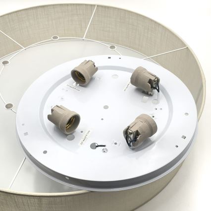 Brilagi - LED Stropní svítidlo SIRIJA 4xE27/60W/230V pr. 60 cm krémová